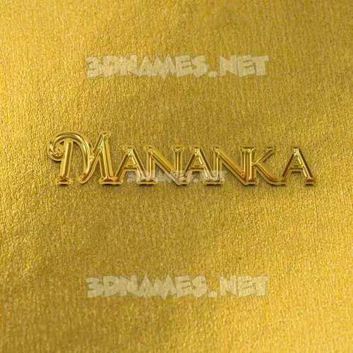 mananka in All Gold style - 3D name wallpaper mananka in All Gold style - 3D name wallpaper