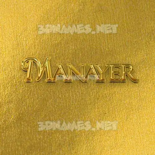 manayer in All Gold style - 3D name wallpaper manayer in All Gold style - 3D name wallpaper
