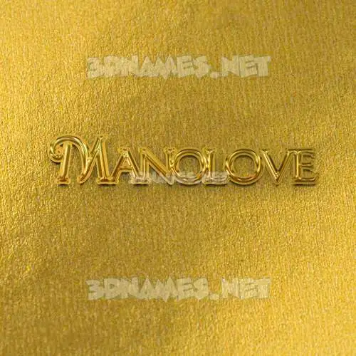 manolove in All Gold style - 3D name wallpaper manolove in All Gold style - 3D name wallpaper