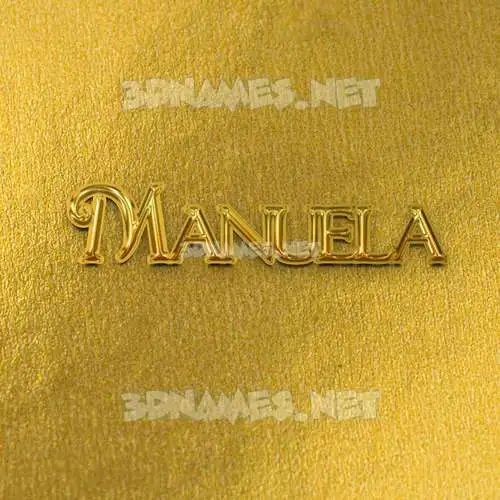 manuela in All Gold style - 3D name wallpaper manuela in All Gold style - 3D name wallpaper