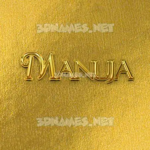 manuja in All Gold style - 3D name wallpaper manuja in All Gold style - 3D name wallpaper