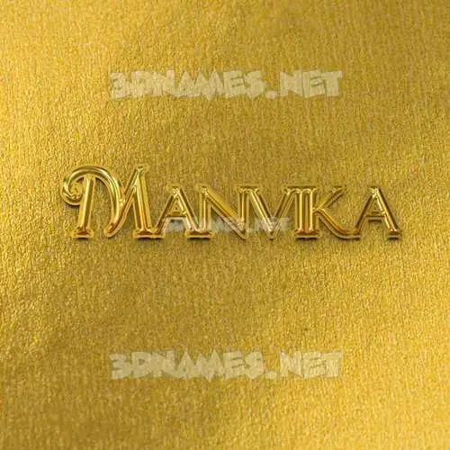 manvika in All Gold style - 3D name wallpaper manvika in All Gold style - 3D name wallpaper