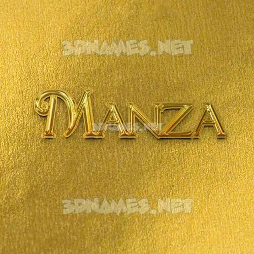 manza in All Gold style - 3D name wallpaper manza in All Gold style - 3D name wallpaper