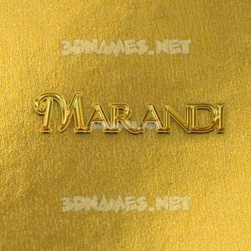 marandi in All Gold style - 3D name wallpaper marandi in All Gold style - 3D name wallpaper