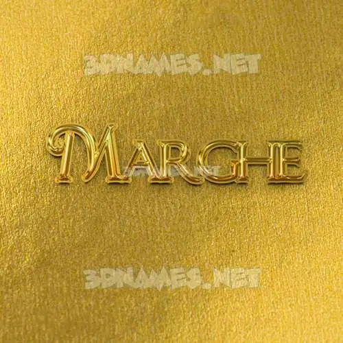 marghe in All Gold style - 3D name wallpaper marghe in All Gold style - 3D name wallpaper
