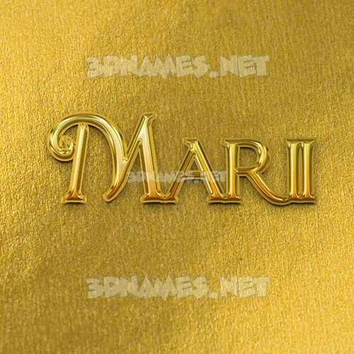 marii in All Gold style - 3D name wallpaper marii in All Gold style - 3D name wallpaper
