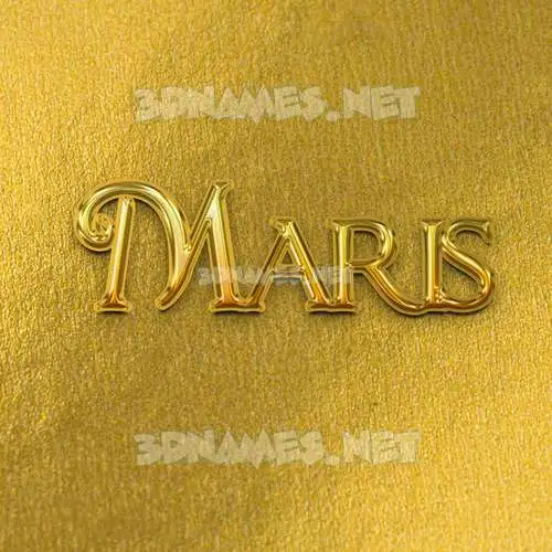 maris in All Gold style - 3D name wallpaper maris in All Gold style - 3D name wallpaper