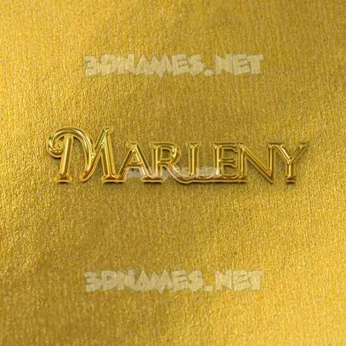 marleny in All Gold style - 3D name wallpaper marleny in All Gold style - 3D name wallpaper