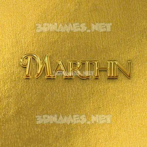 marthin in All Gold style - 3D name wallpaper marthin in All Gold style - 3D name wallpaper