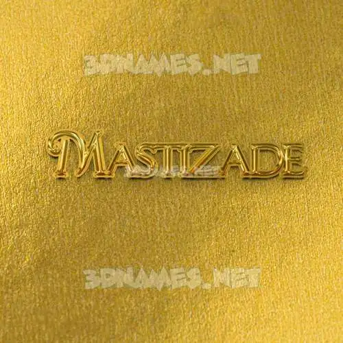 mastizade in All Gold style - 3D name wallpaper mastizade in All Gold style - 3D name wallpaper