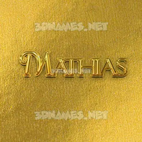 mathias in All Gold style - 3D name wallpaper mathias in All Gold style - 3D name wallpaper