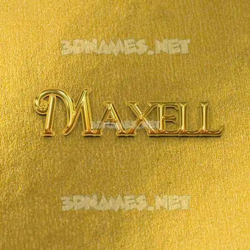 maxell in All Gold style - 3D name wallpaper maxell in All Gold style - 3D name wallpaper