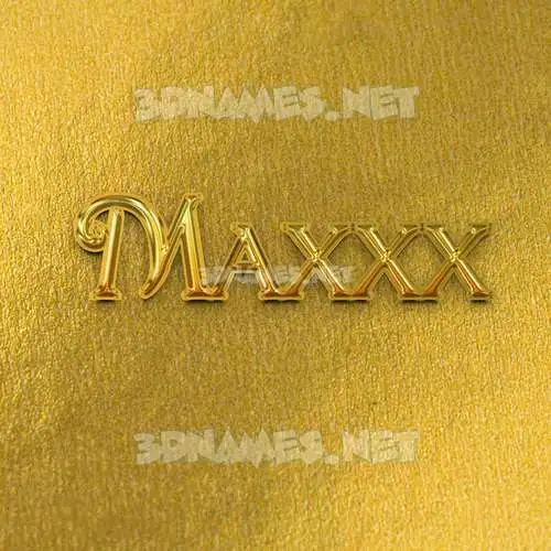 maxxx in All Gold style - 3D name wallpaper maxxx in All Gold style - 3D name wallpaper