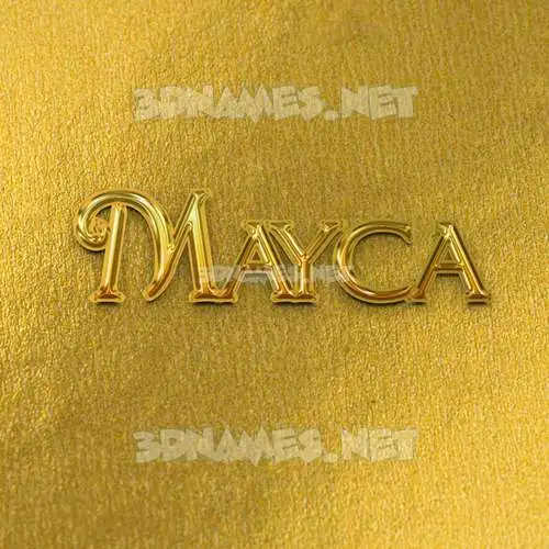 mayca in All Gold style - 3D name wallpaper mayca in All Gold style - 3D name wallpaper