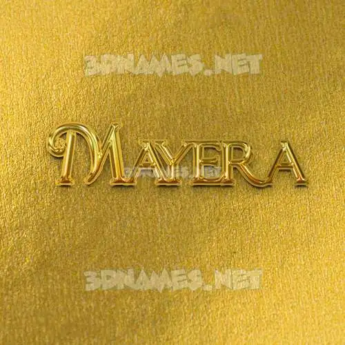 mayera in All Gold style - 3D name wallpaper mayera in All Gold style - 3D name wallpaper