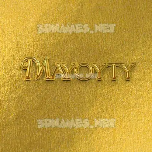 mayoyty in All Gold style - 3D name wallpaper mayoyty in All Gold style - 3D name wallpaper