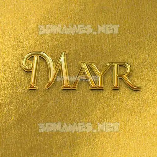 mayr in All Gold style - 3D name wallpaper mayr in All Gold style - 3D name wallpaper