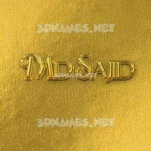 md sajid in All Gold style - 3D name wallpaper md sajid in All Gold style - 3D name wallpaper