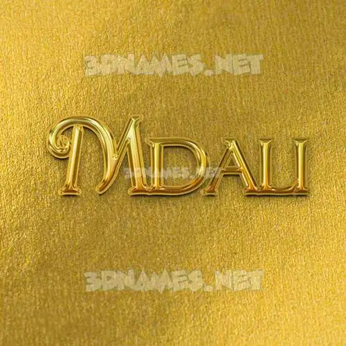 mdali in All Gold style - 3D name wallpaper mdali in All Gold style - 3D name wallpaper