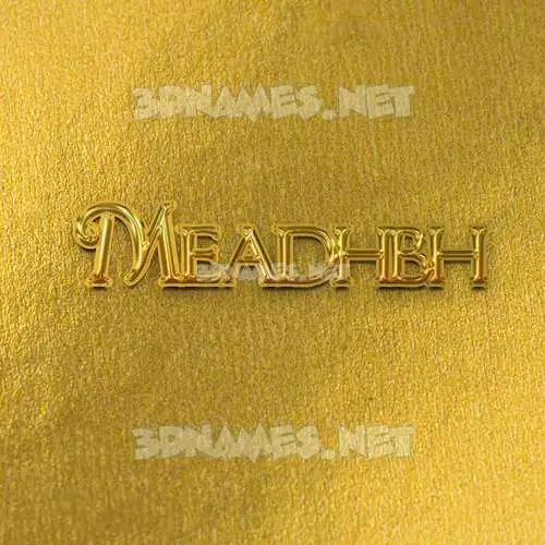 meadhbh in All Gold style - 3D name wallpaper meadhbh in All Gold style - 3D name wallpaper