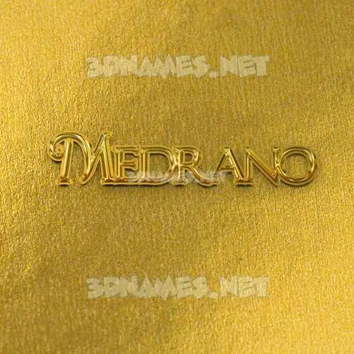 medrano in All Gold style - 3D name wallpaper medrano in All Gold style - 3D name wallpaper