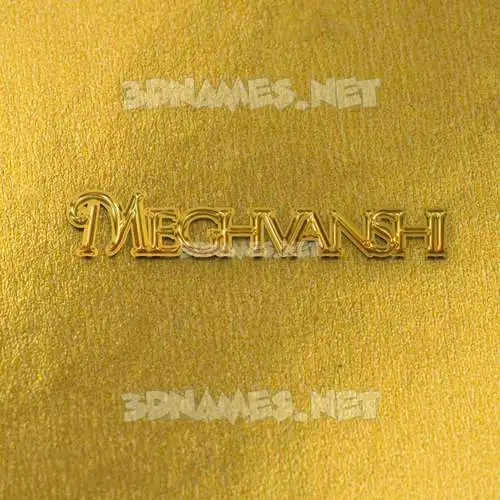 meghvanshi in All Gold style - 3D name wallpaper meghvanshi in All Gold style - 3D name wallpaper