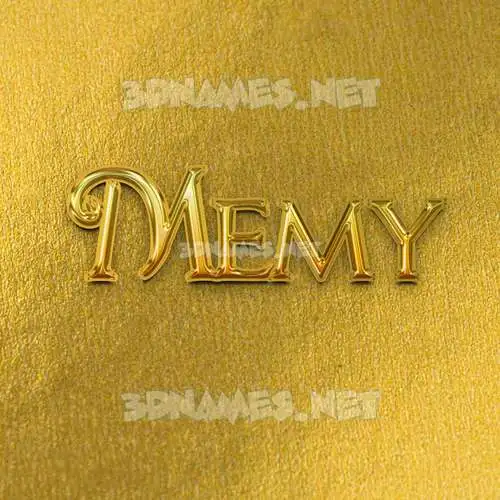 memy in All Gold style - 3D name wallpaper memy in All Gold style - 3D name wallpaper