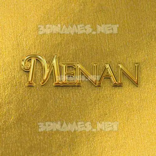 menan in All Gold style - 3D name wallpaper menan in All Gold style - 3D name wallpaper