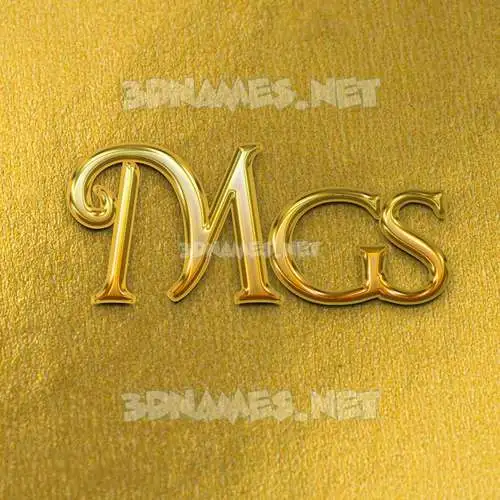 mgs in All Gold style - 3D name wallpaper mgs in All Gold style - 3D name wallpaper