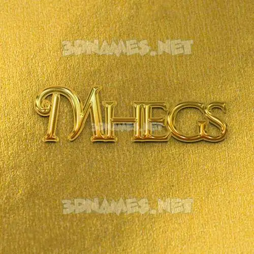 mhegs in All Gold style - 3D name wallpaper mhegs in All Gold style - 3D name wallpaper