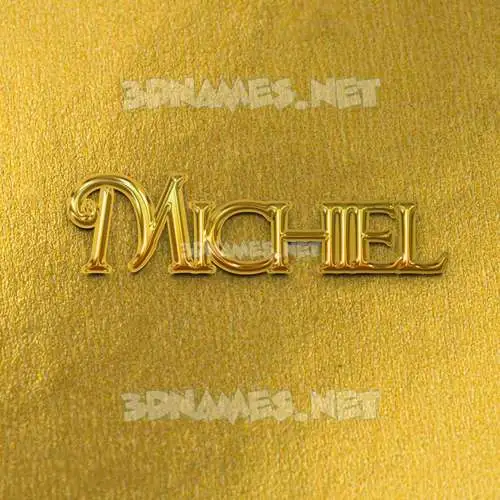 michiel in All Gold style - 3D name wallpaper michiel in All Gold style - 3D name wallpaper