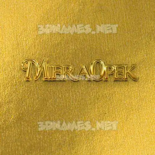 miera0pek in All Gold style - 3D name wallpaper miera0pek in All Gold style - 3D name wallpaper