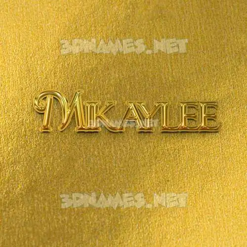 mikaylee in All Gold style - 3D name wallpaper mikaylee in All Gold style - 3D name wallpaper
