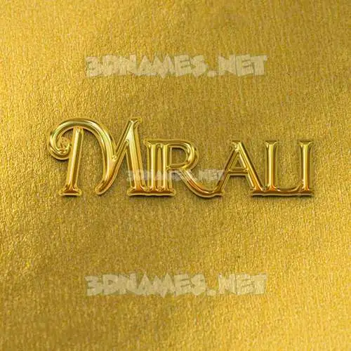 mirali in All Gold style - 3D name wallpaper mirali in All Gold style - 3D name wallpaper