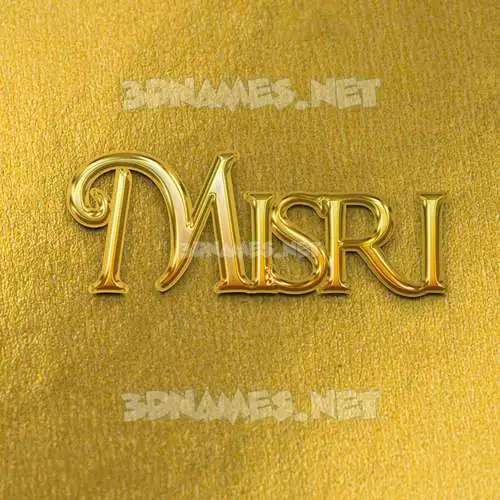 misri in All Gold style - 3D name wallpaper misri in All Gold style - 3D name wallpaper
