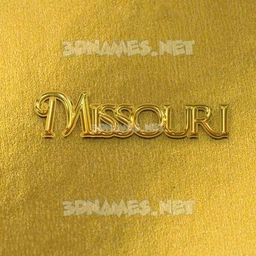 missouri in All Gold style - 3D name wallpaper missouri in All Gold style - 3D name wallpaper