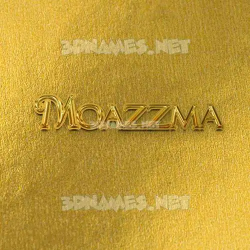 moazzma in All Gold style - 3D name wallpaper moazzma in All Gold style - 3D name wallpaper
