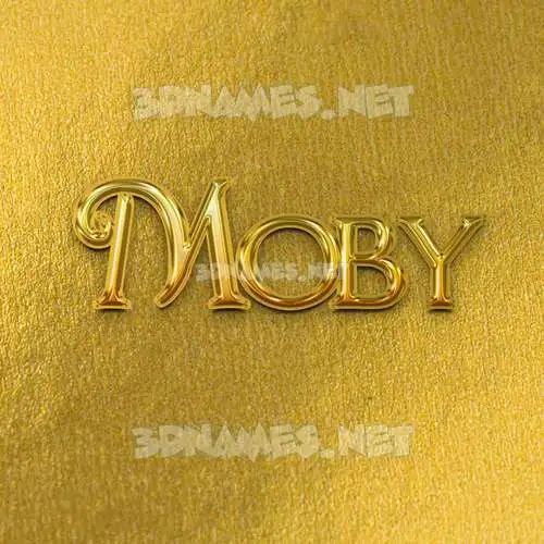 moby in All Gold style - 3D name wallpaper moby in All Gold style - 3D name wallpaper