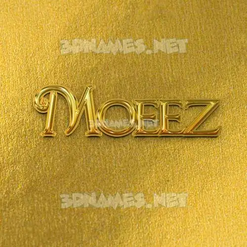 moeez in All Gold style - 3D name wallpaper moeez in All Gold style - 3D name wallpaper