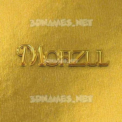 mofizul in All Gold style - 3D name wallpaper mofizul in All Gold style - 3D name wallpaper