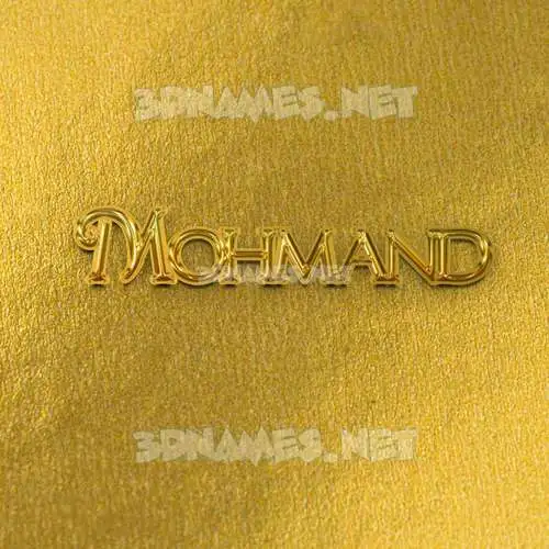 mohmand in All Gold style - 3D name wallpaper mohmand in All Gold style - 3D name wallpaper