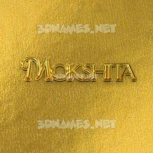 mokshita in All Gold style - 3D name wallpaper mokshita in All Gold style - 3D name wallpaper