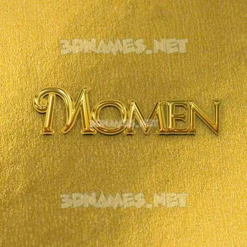 momen in All Gold style - 3D name wallpaper momen in All Gold style - 3D name wallpaper
