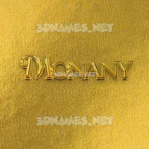 monany in All Gold style - 3D name wallpaper monany in All Gold style - 3D name wallpaper