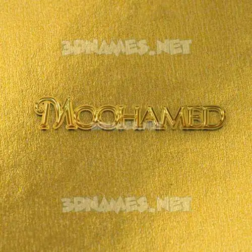moohamed in All Gold style - 3D name wallpaper moohamed in All Gold style - 3D name wallpaper