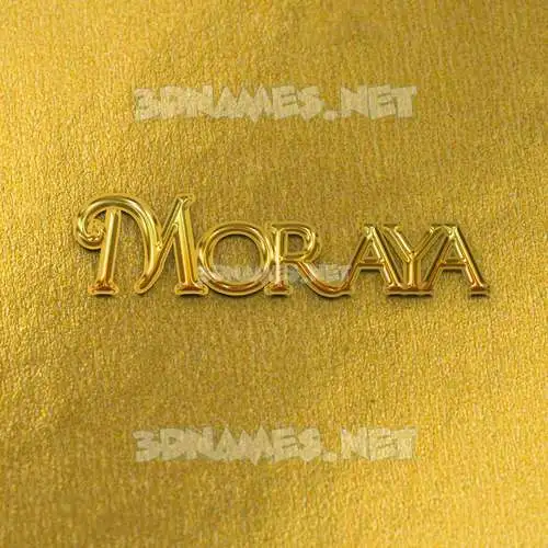 moraya in All Gold style - 3D name wallpaper moraya in All Gold style - 3D name wallpaper