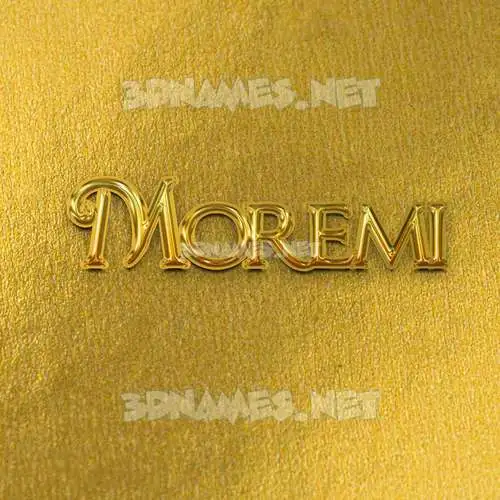 moremi in All Gold style - 3D name wallpaper moremi in All Gold style - 3D name wallpaper