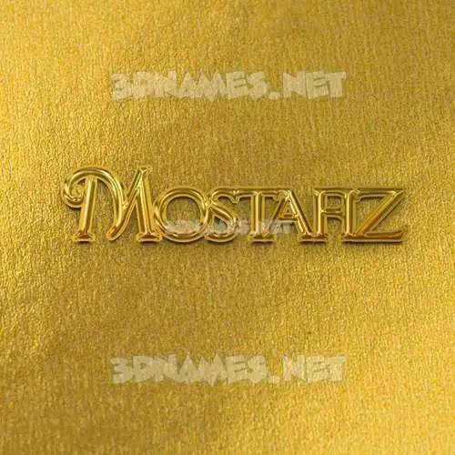 mostafiz in All Gold style - 3D name wallpaper mostafiz in All Gold style - 3D name wallpaper