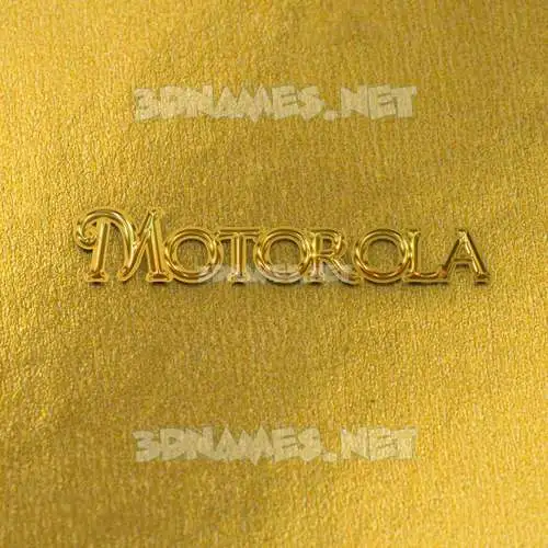 motorola in All Gold style - 3D name wallpaper motorola in All Gold style - 3D name wallpaper