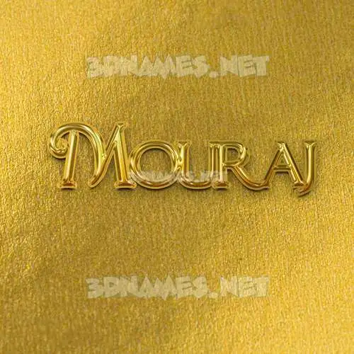 mouraj in All Gold style - 3D name wallpaper mouraj in All Gold style - 3D name wallpaper